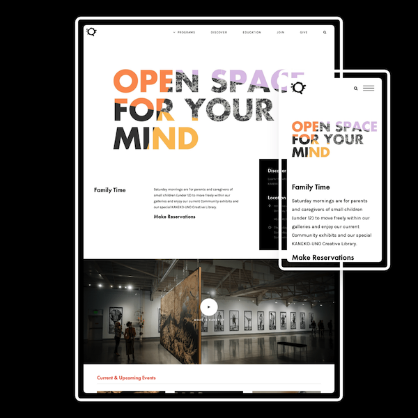 Modern website interface design showcasing user-friendly navigation and conversion elements
