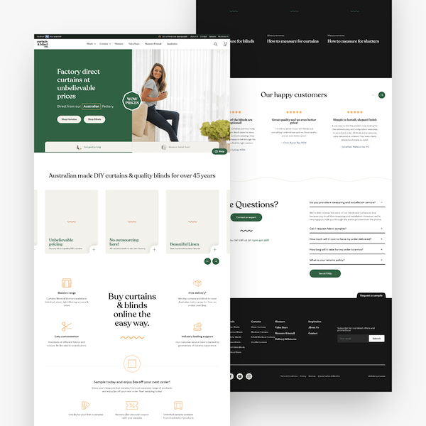 Professional website portfolio showcasing Digizu's expertise in conversion-focused design