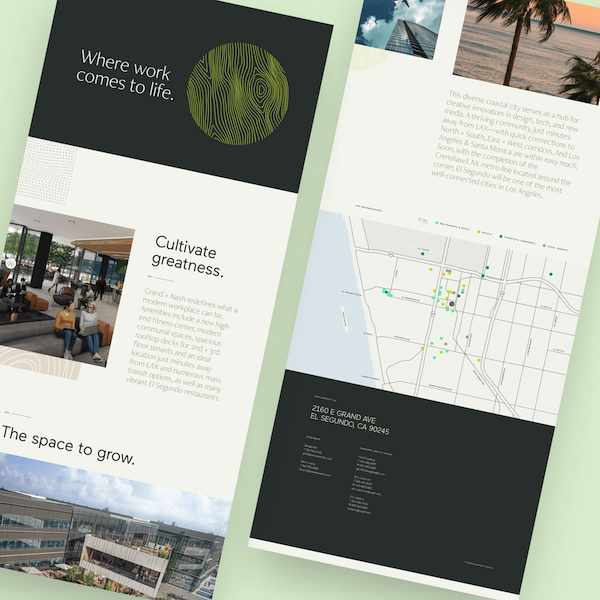 Professional web design example showcasing modern layout and conversion optimization